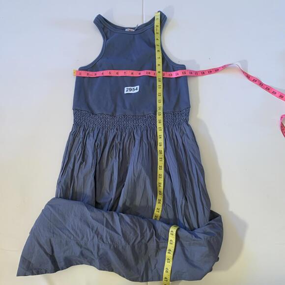 Faherty Folkstone Grey Tropical Rib Tank Dress Size XL - Picture 6 of 6